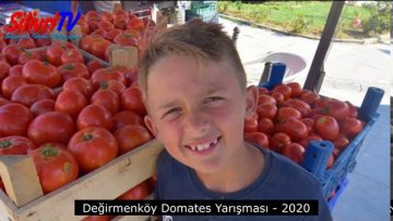 Değirmenköy’de Domatesler yarıştı.