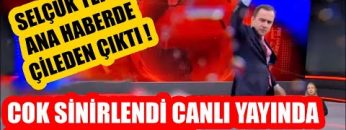 Selçuk Tepeli canlı yayında bardak fırlattı !  Çok sinirlendiren o haber !